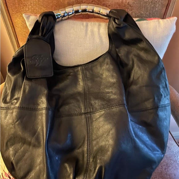 Zara Leather bag and Black/leather wedge - Picture 6 of 6